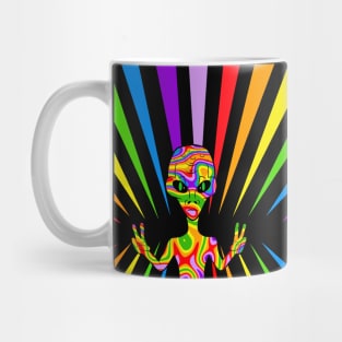 Funny Alien We Come In Peace Mug